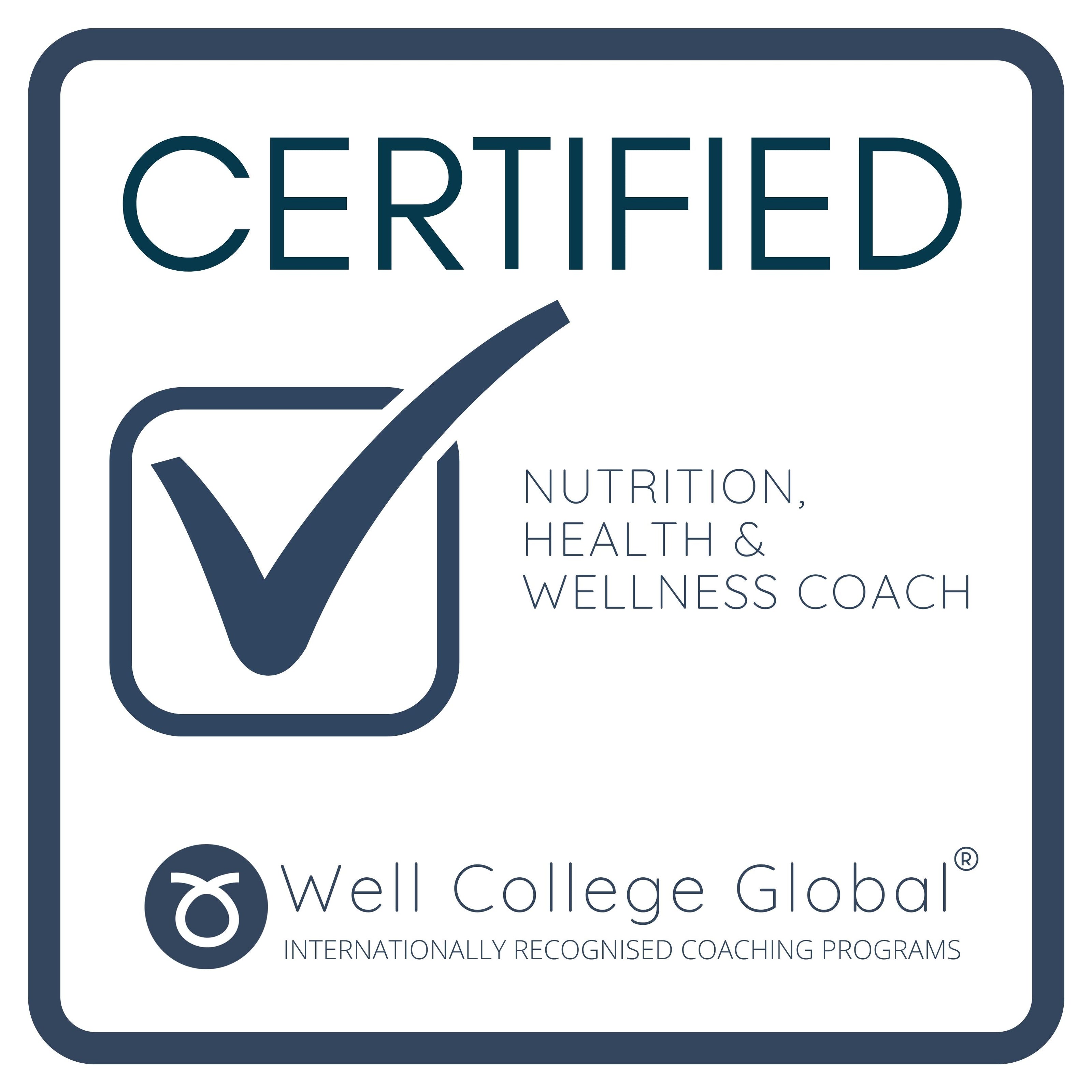 Nutrition Health Wellness Coach Logo